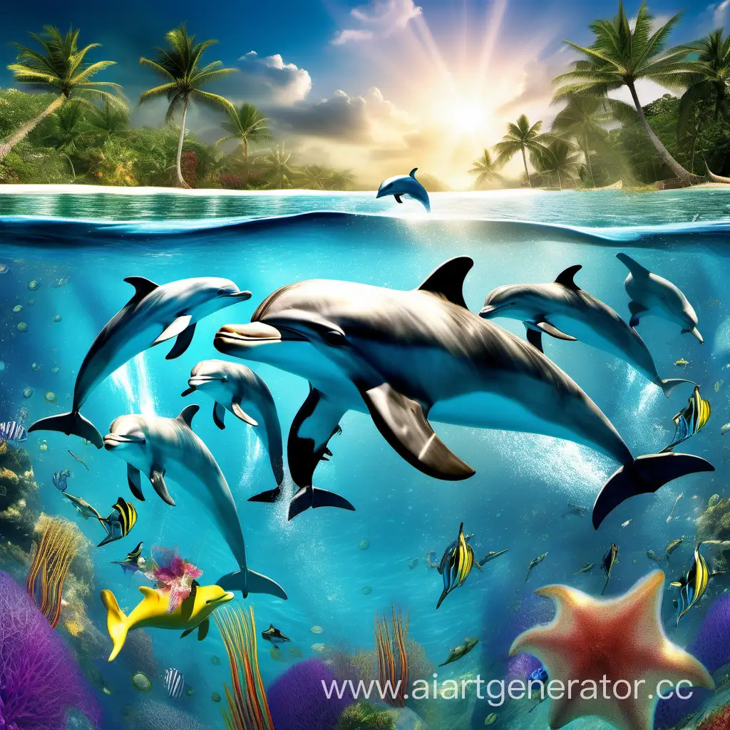 Playful-Dolphin-Paradise-in-CrystalClear-Waters