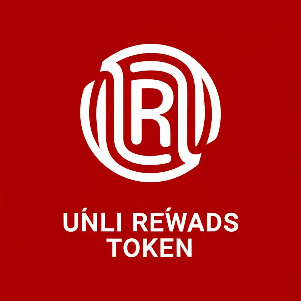 a logo design,with the text 'Unli Rewards Token', main symbol:URT,Moderate,clear background