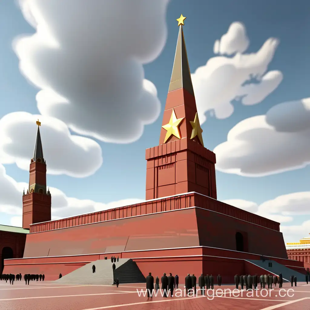 Lenin's mausoleum on Red Square