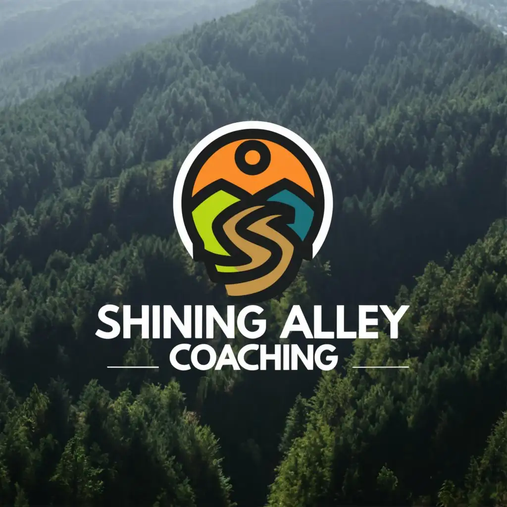 LOGO-Design-For-Shining-Valley-Coaching-Inspiring-Typography-with-a-Radiant-Emblem