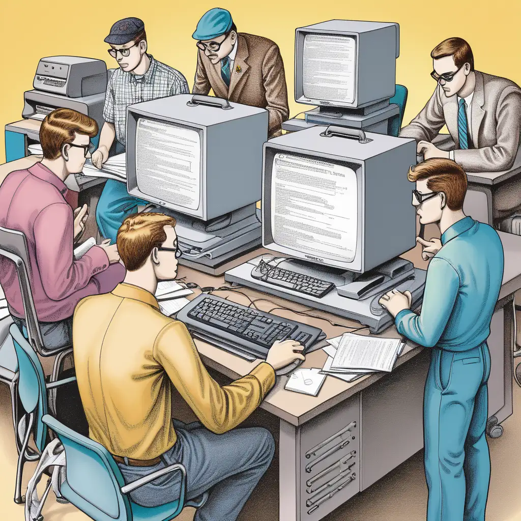 Colored image: Exam of Social Engineering Computer 