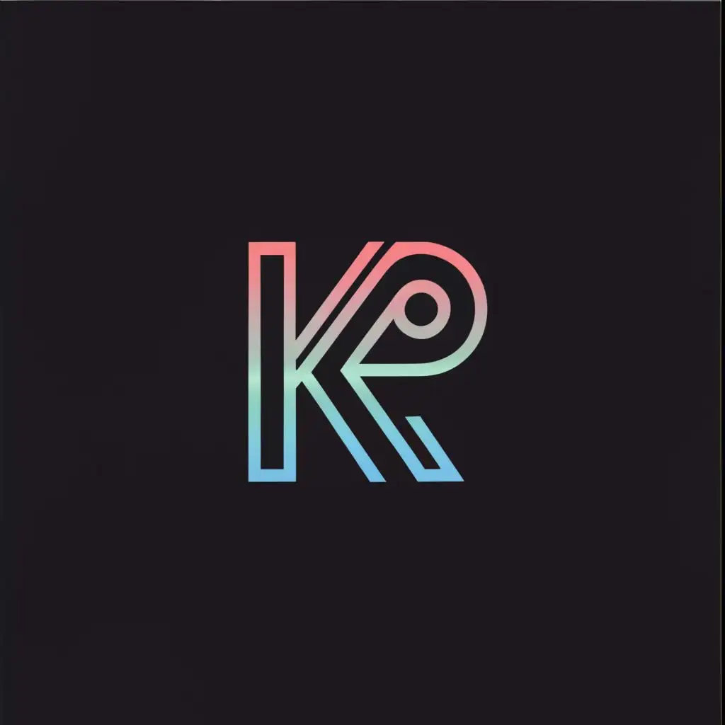 a logo design,with the text "KP", main symbol:Computer,Moderate,clear background