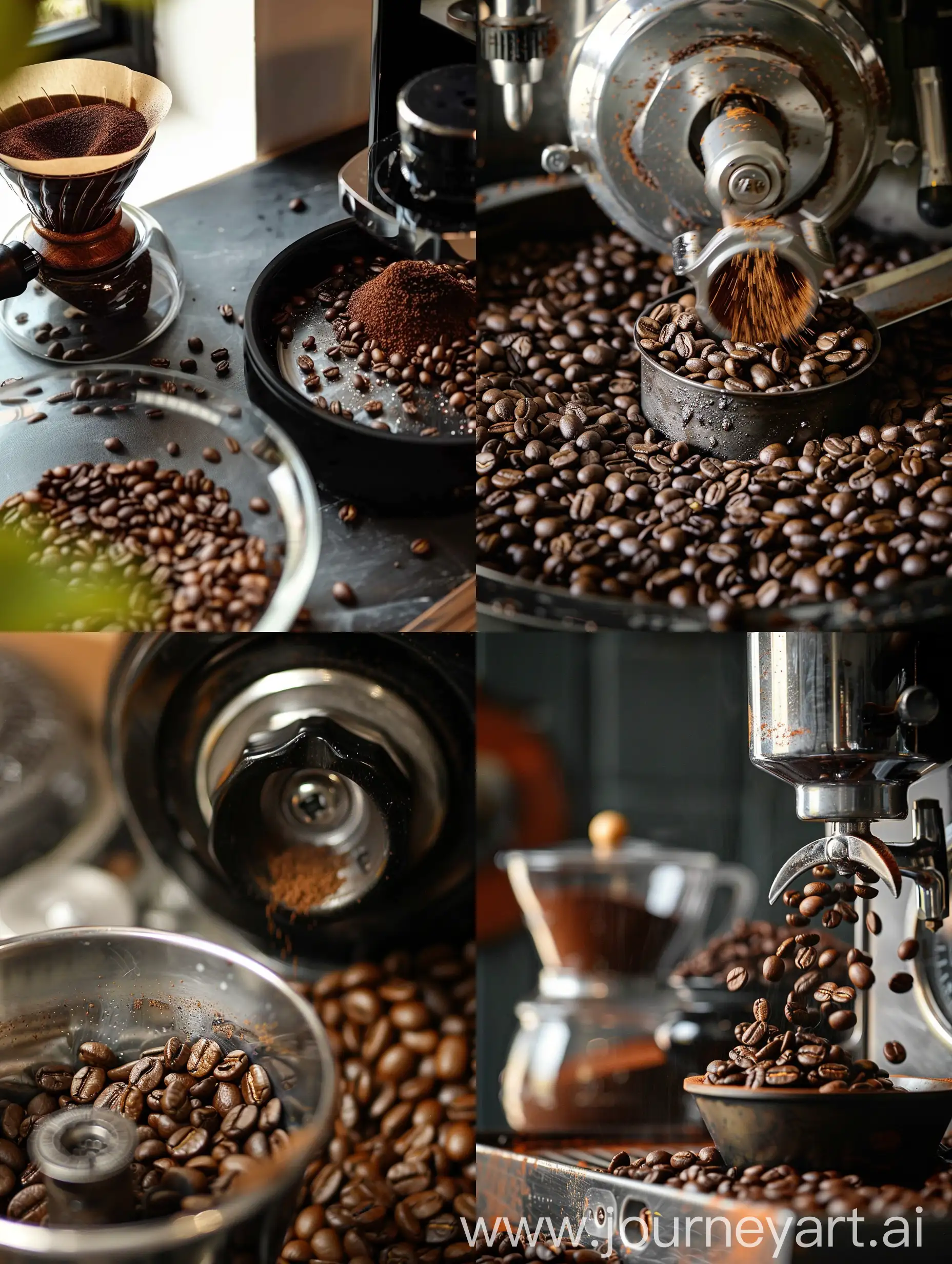 Artisanal-Coffee-Roasting-and-Grinding-Process