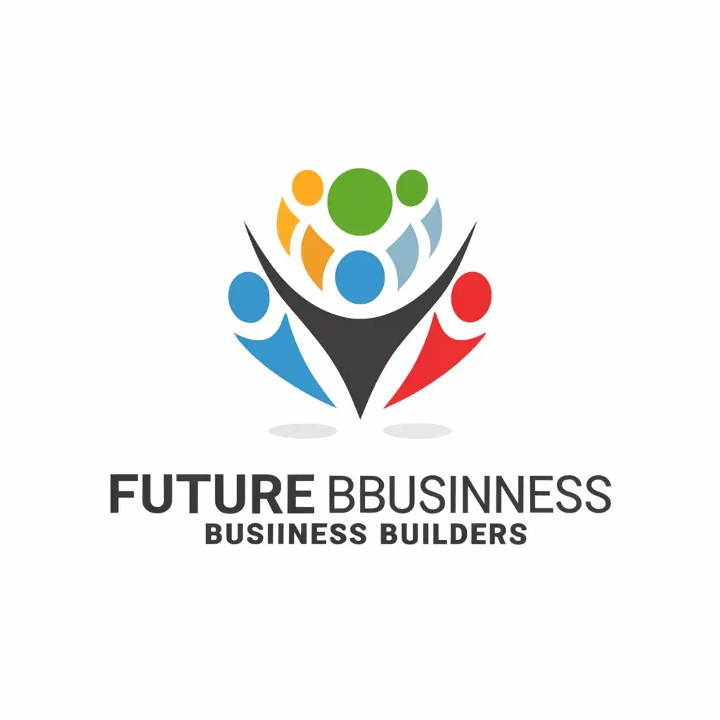 a logo design,with the text "future business builders", main symbol:a group of people's growth to Geather to making  world heathier and happier,Moderate,clear background