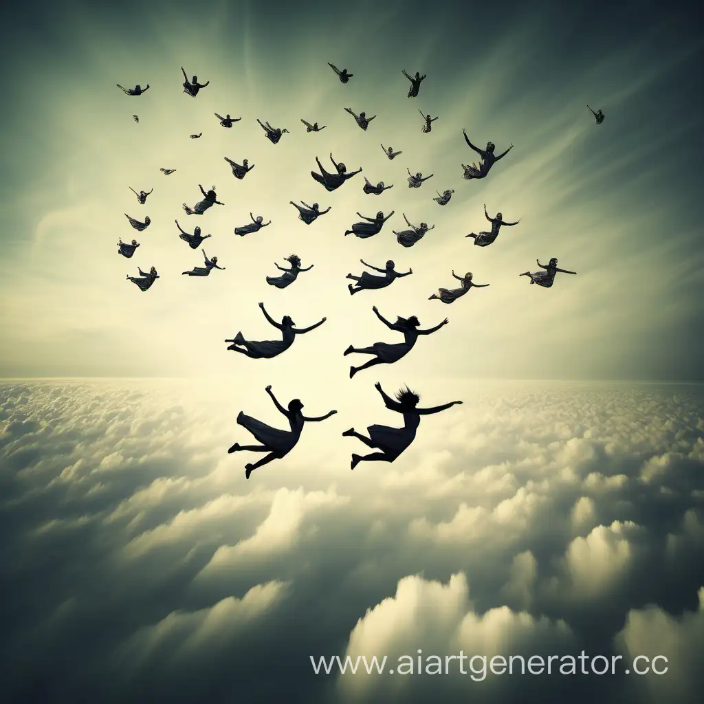 Dreamy-Flight-Surreal-Image-of-People-Soaring-Through-Dreams