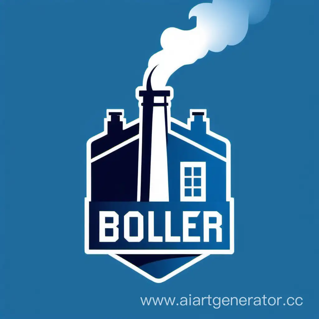 Modular-Boiler-House-Project-Logo-with-Factory-Chimney