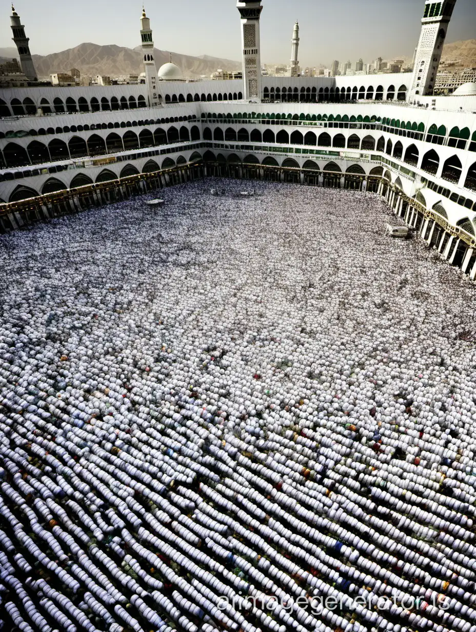 Muslims-Praying-in-Mecca-Spiritual-Pilgrimage-to-Islams-Holiest-Site