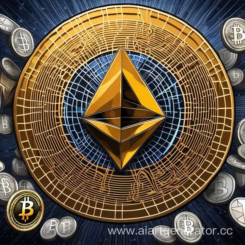 Cryptocurrency-Enigma-Unveiled-Digital-Financial-Revolution-Art