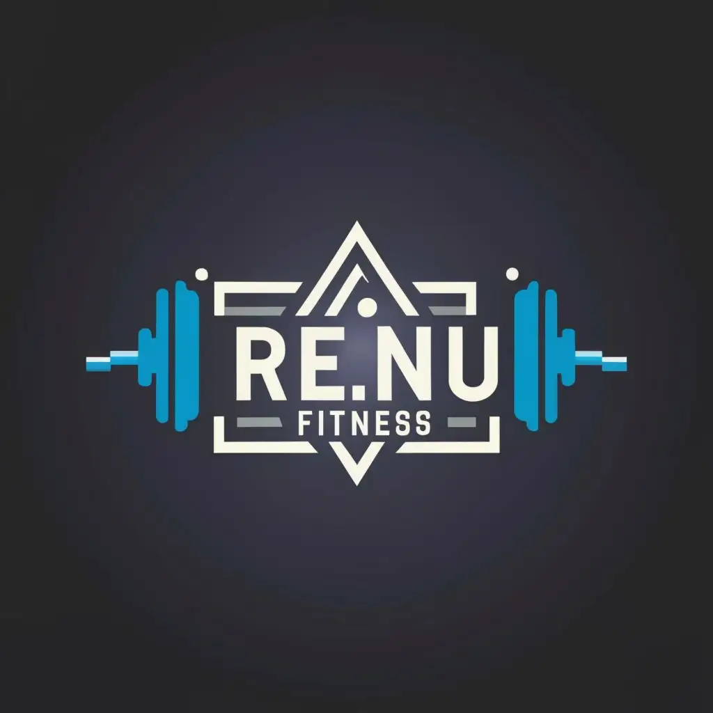 logo, any, with the text "Re:Nu Fitness", typography, be used in Sports Fitness industry