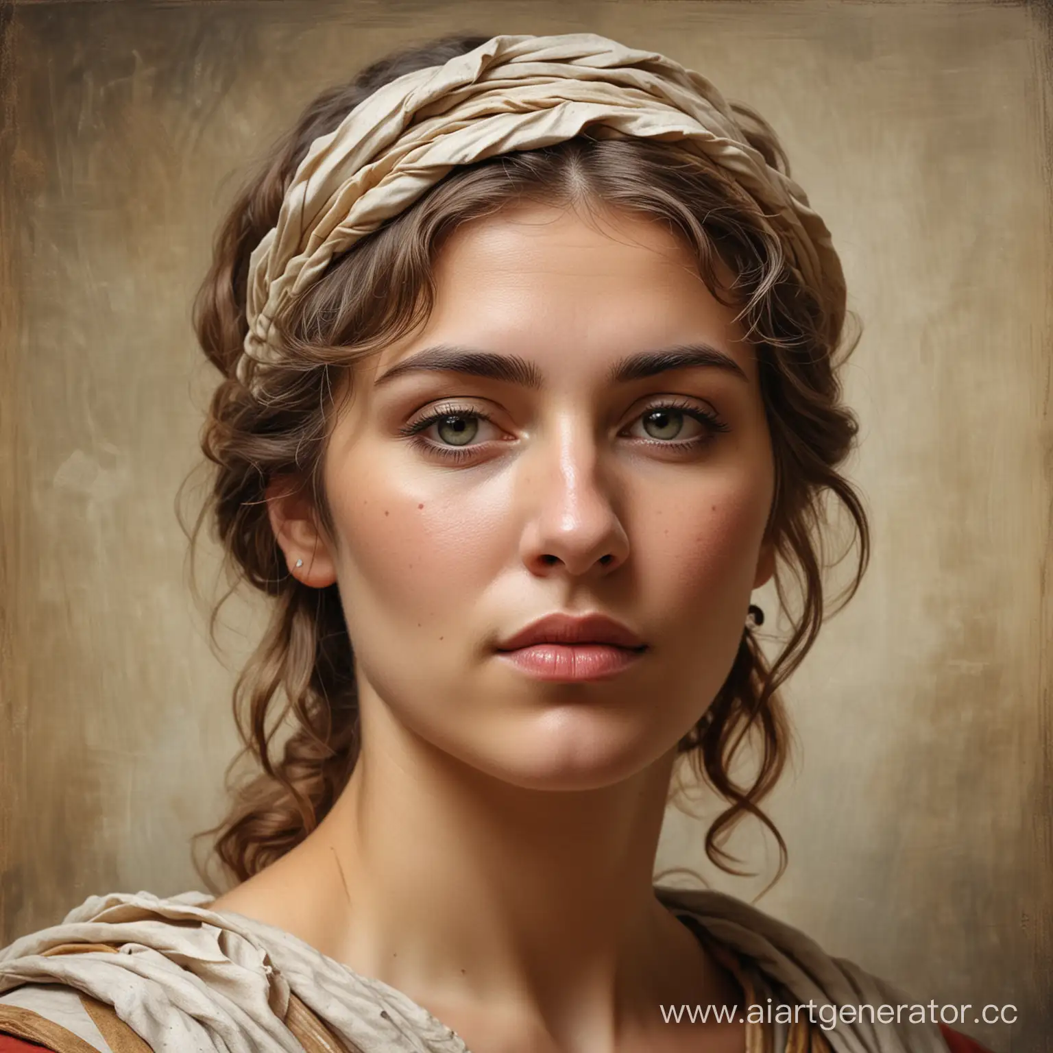 портрет в стиле римских художников
