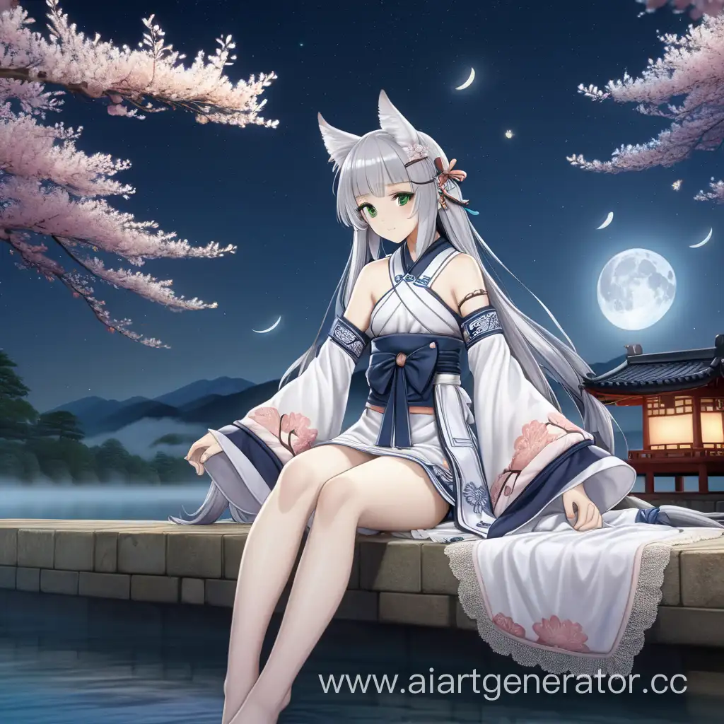 Ethereal-Dragon-Girl-in-Moonlit-Forest-Enchanting-Loli-Maiden-Amidst-Cherry-Blossoms