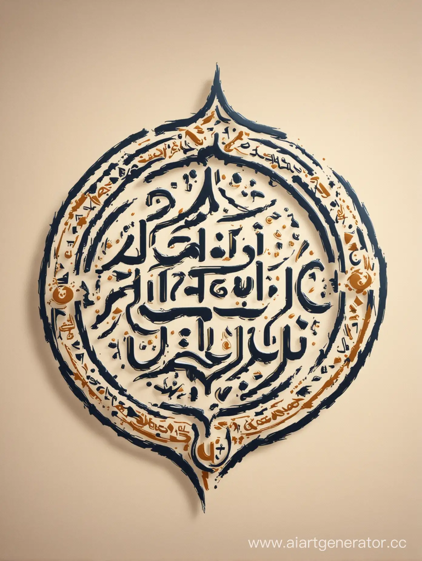Modern-Arabic-Language-Learning-Club-Logo-with-Eastern-Stylistic-Elements