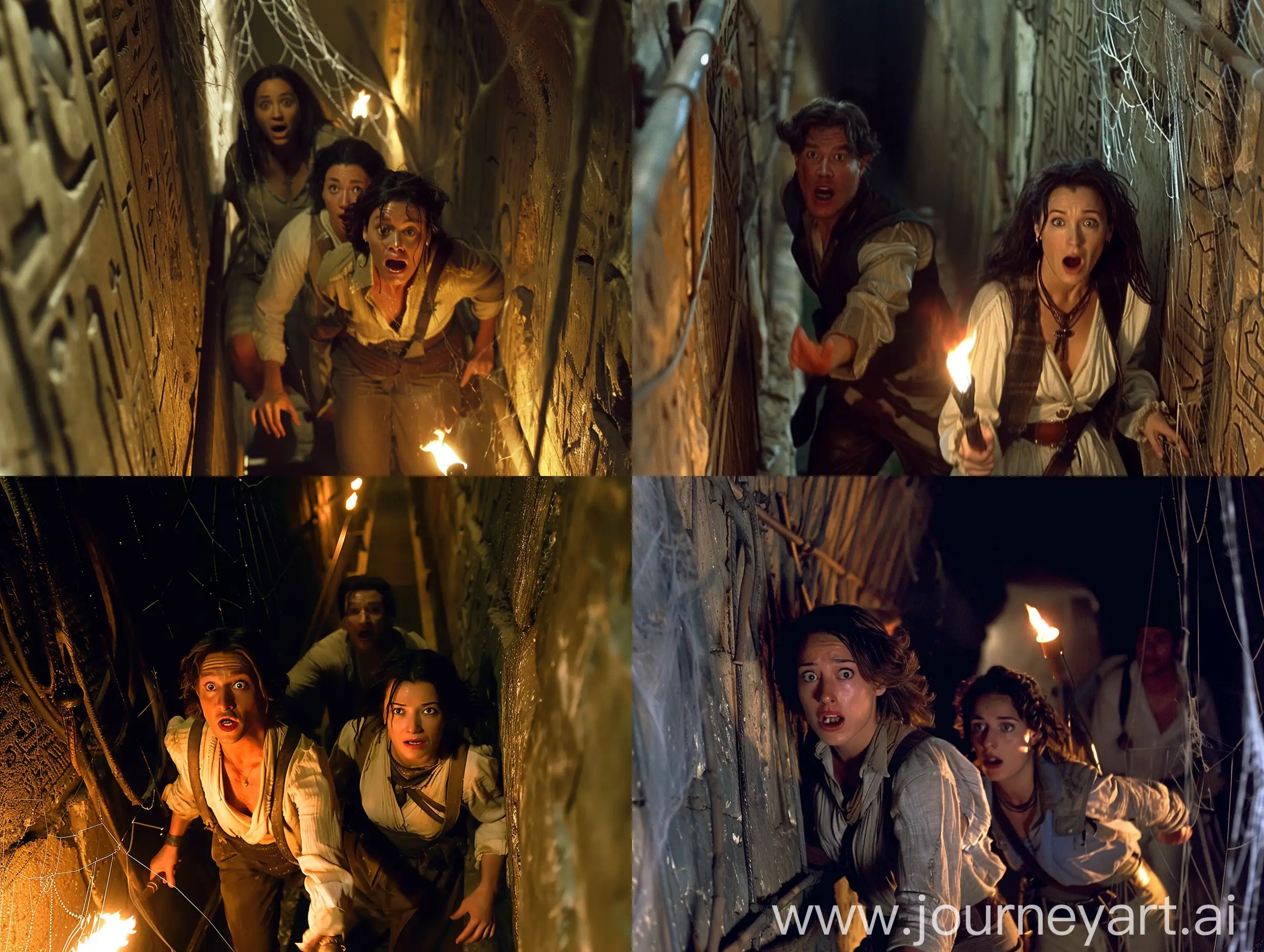 Ancient-Egyptian-Pyramid-Adventure-Brendan-Fraser-and-Rachel-Weisz-in-Awe