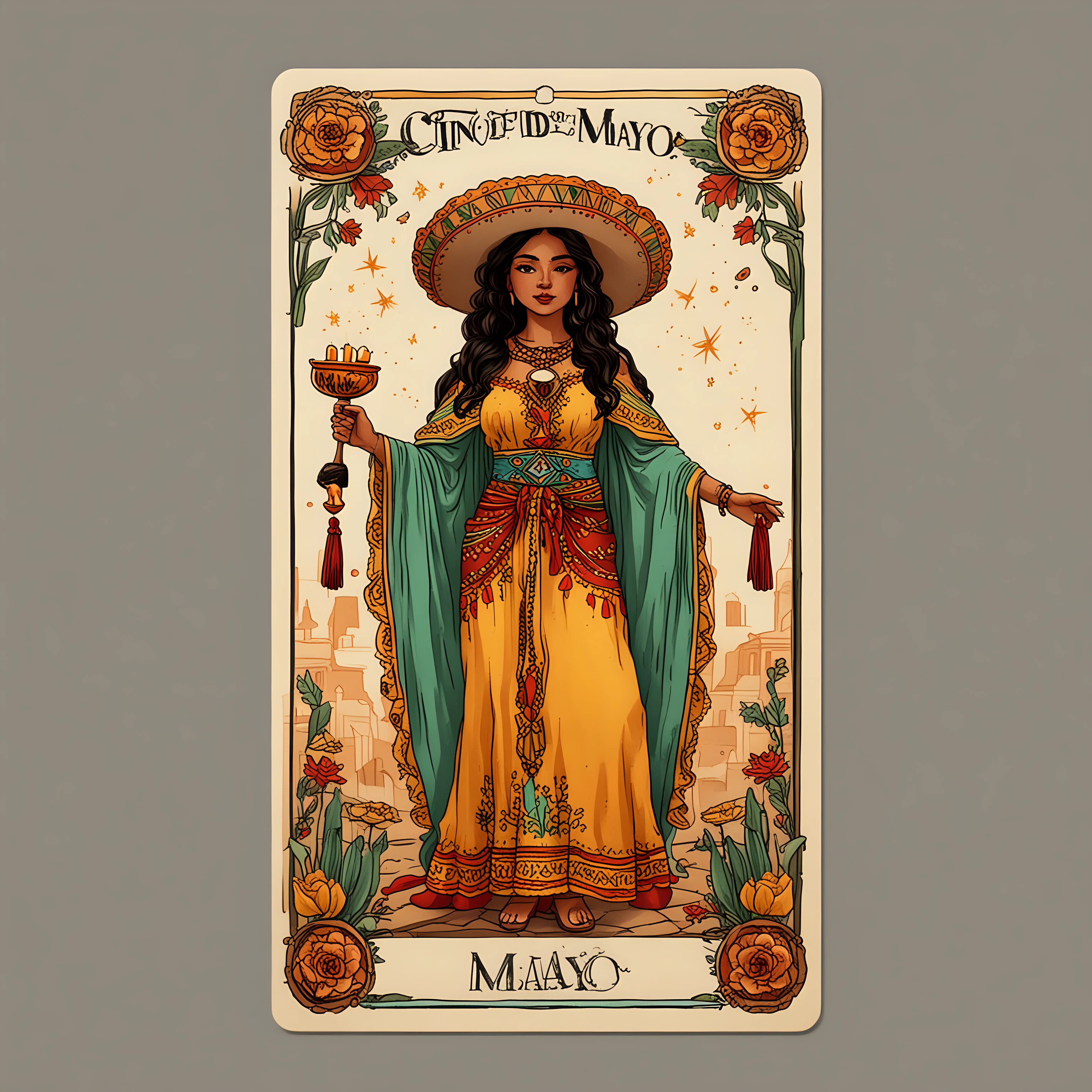 Cinco de Mayo Mystical Tarot with Luminous Symbols