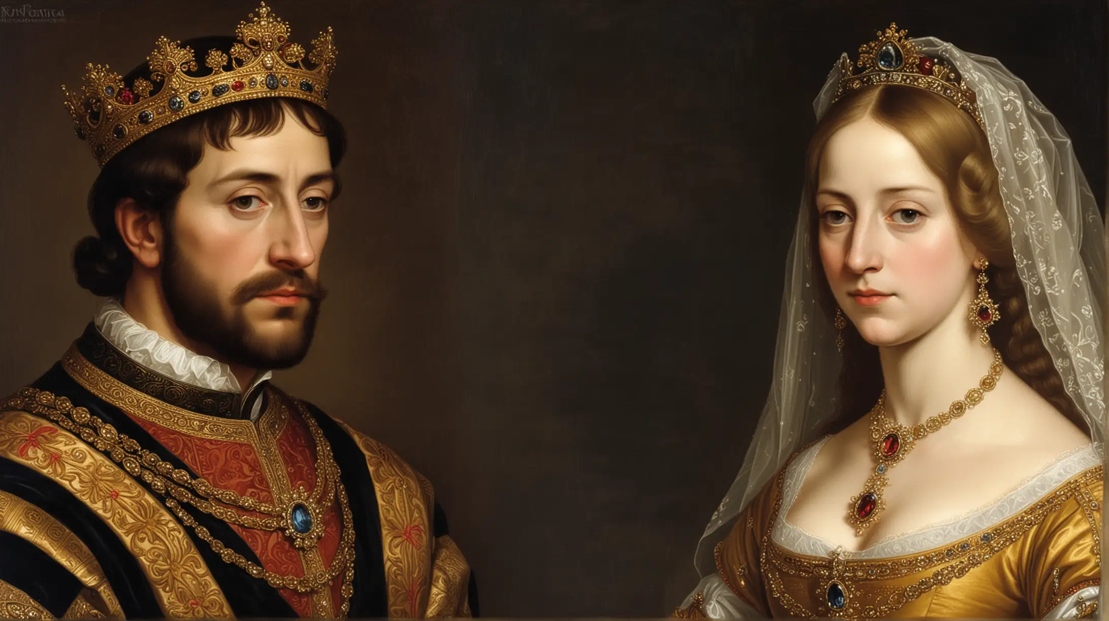 Isabel I de Castilla y Fernando II de Aragón, conocidos como los Reyes Católicos, se unieron en matrimonio en 1469, consolidando así una alianza dinástica que se convertiría en la base de la futura unificación de España. Su reinado, que comenzó en 1474 con la muerte del rey Enrique IV de Castilla, marcó un período crucial en la historia de España.