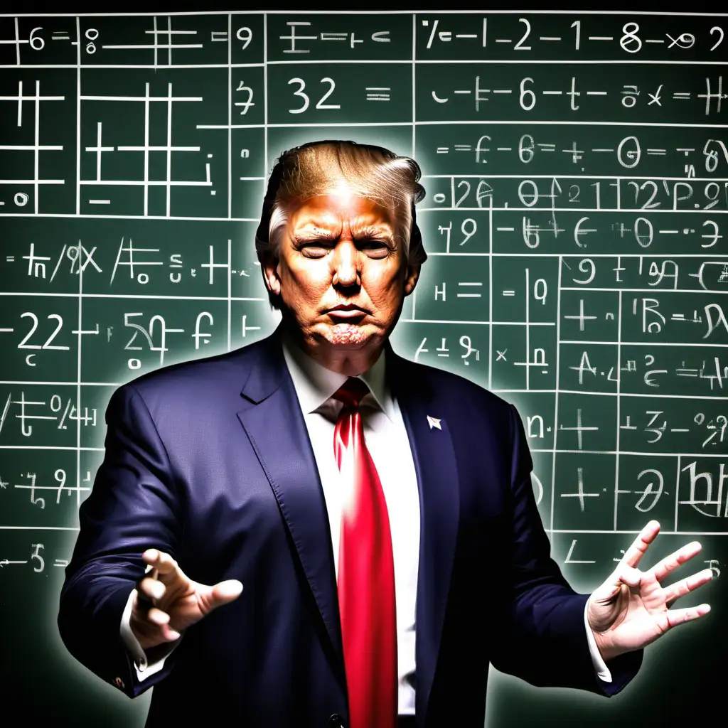 Donald Trump Engages in Mathematical Analysis
