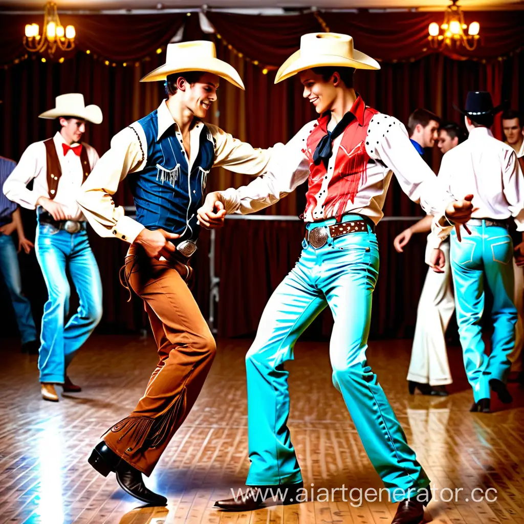 Young-Cowboy-Dancing-Jive-with-Ballroom-Partner