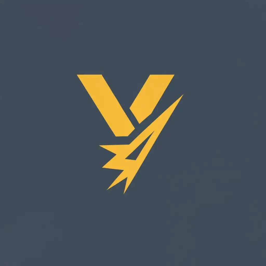 logo, lightning ray looking like letter y, with the text "yagwa", typography, be used in Technology industry