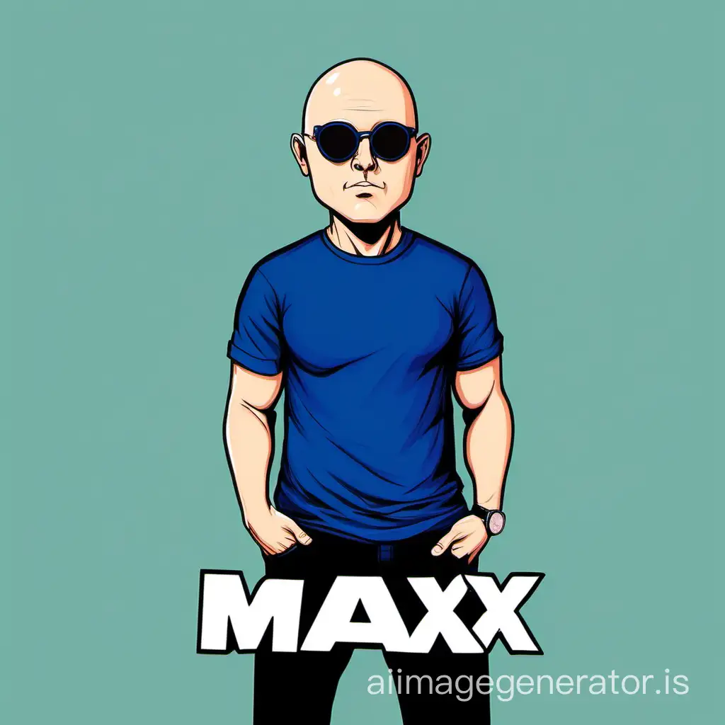 MAX-Bald-Man-with-BabyFaced-Charm-in-Royal-Blue-Tshirt