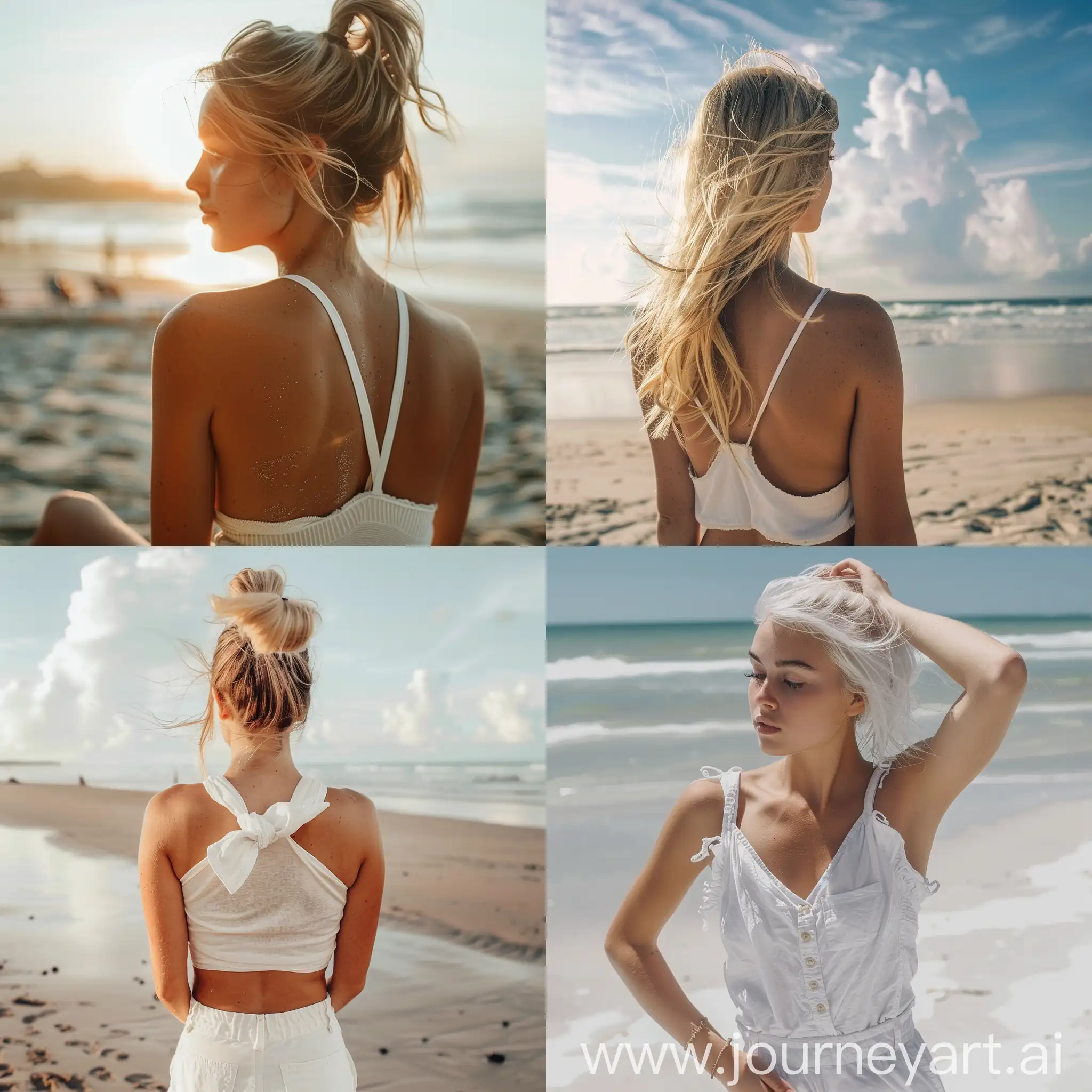 Serene-White-Girl-Enjoying-Beach-View