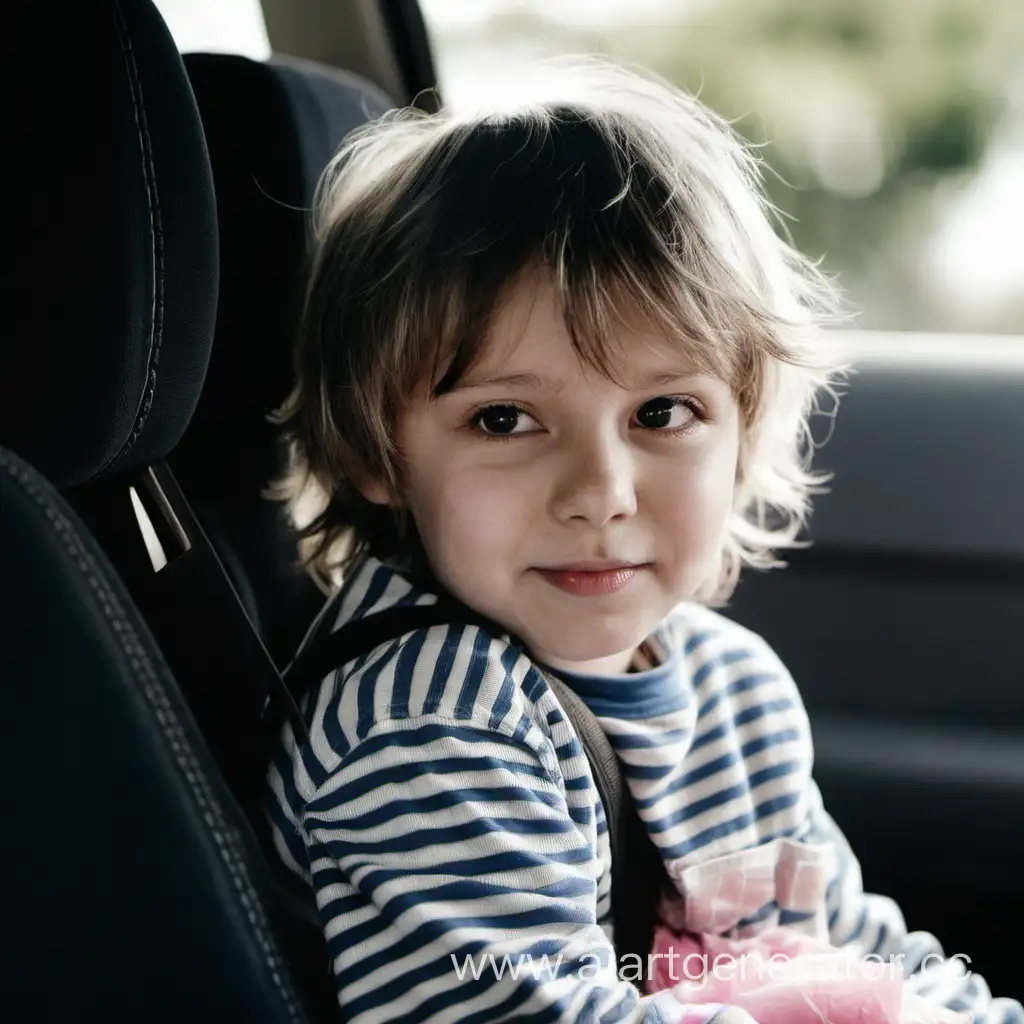 ребёнок в машине