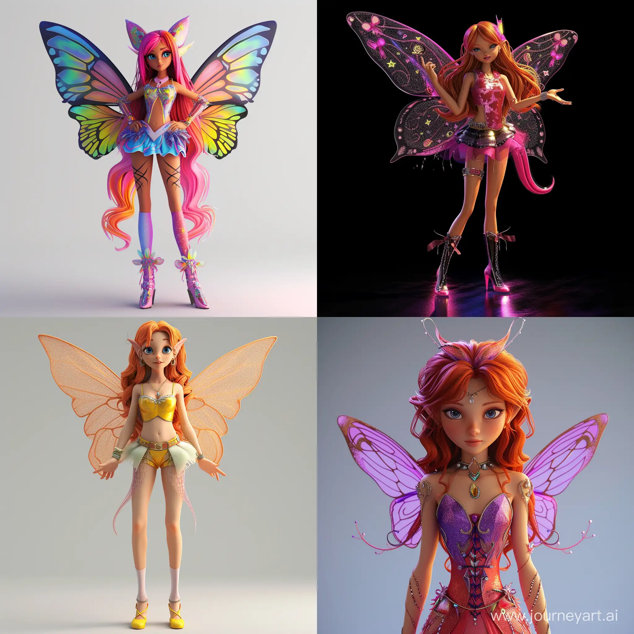 Fairy-Winx-in-Rap-Style-3D-Art