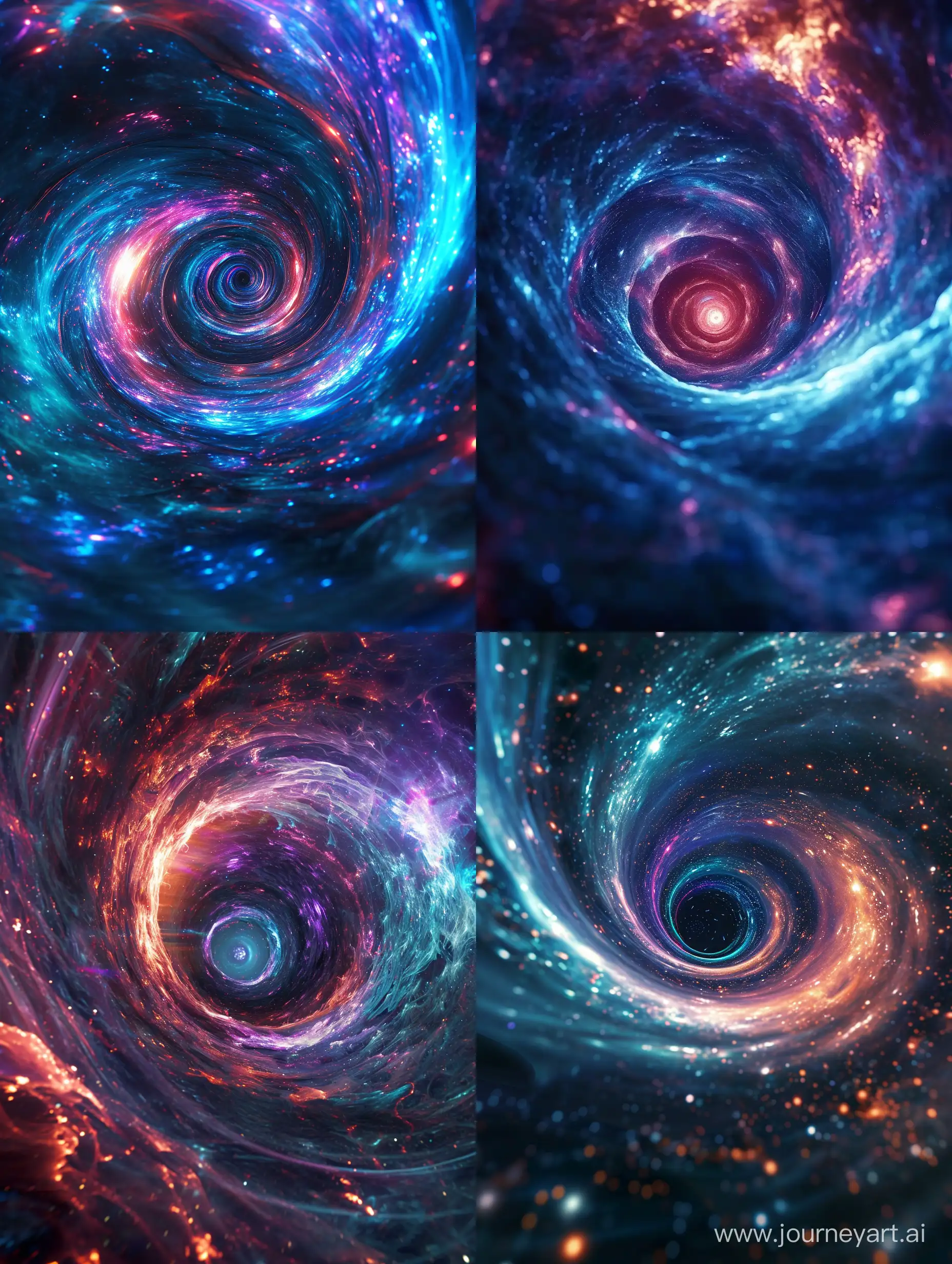 Vibrant-Neon-Interstellar-Time-Tunnel