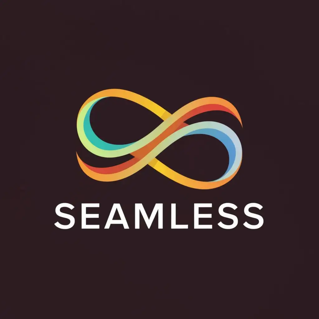 a logo design,with the text "seamless", main symbol:seamless,Moderate,be used in Finance industry,clear background