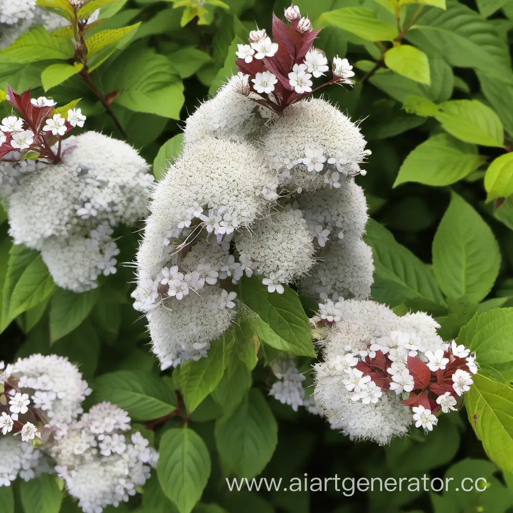 Plant shrub gray Spirea grefsheim