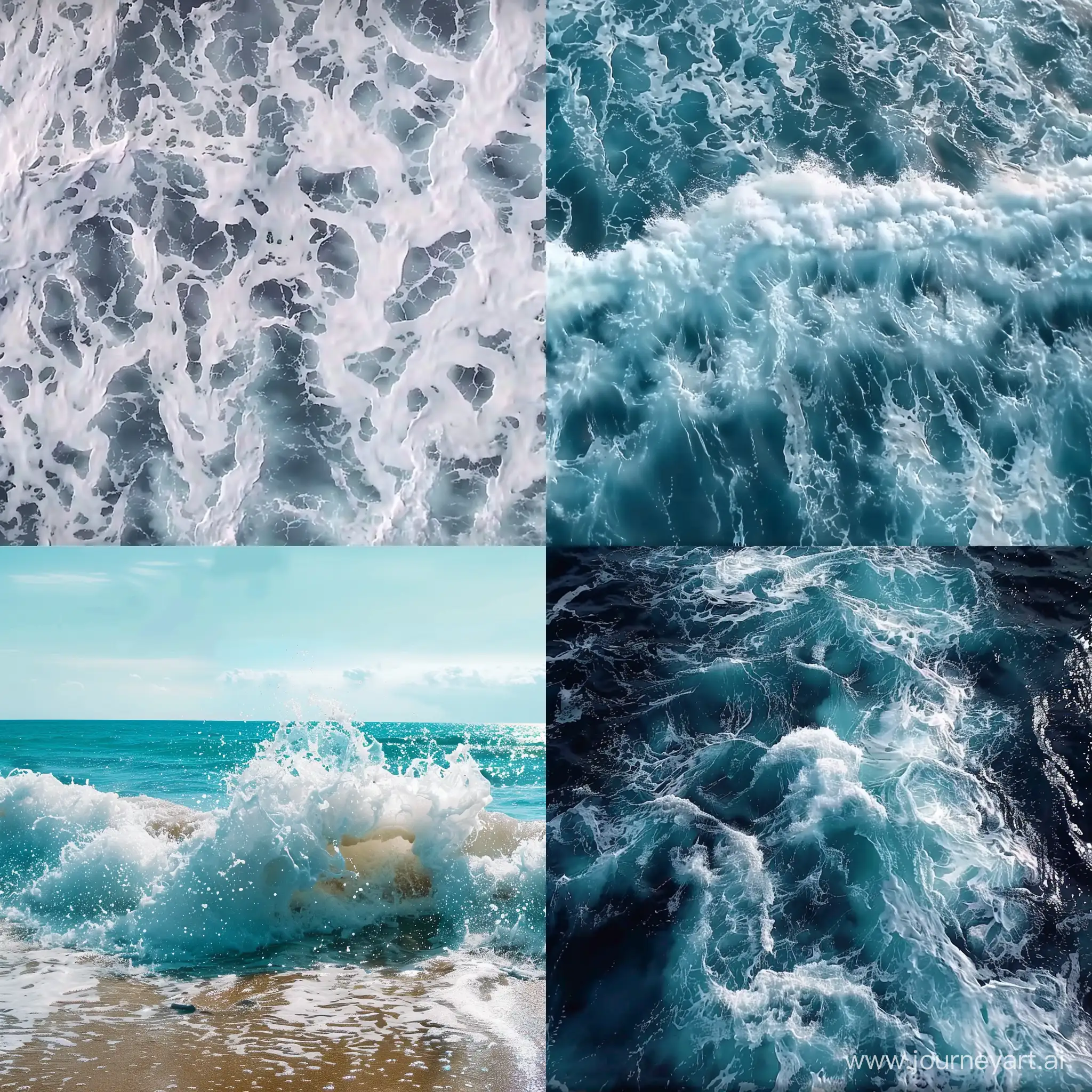 Mesmerizing-Ocean-Waves-in-a-Square-Video