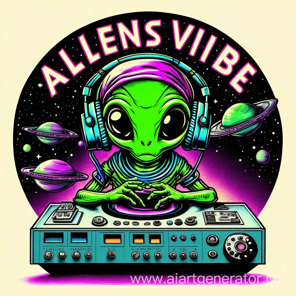Extraterrestrial-Groove-Aliens-Enjoying-Galactic-Beats-on-Their-Spaceship