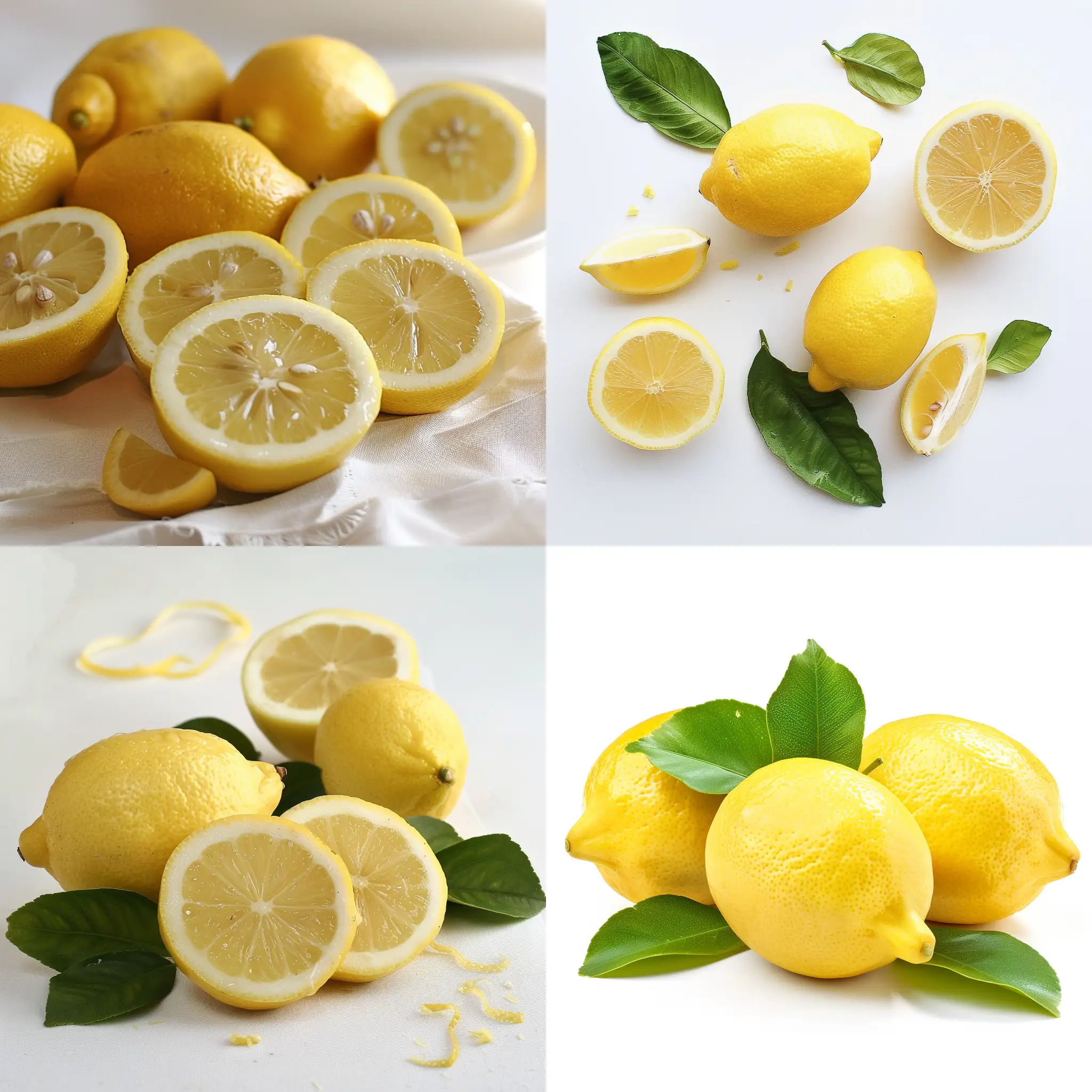 Vibrant-Lemon-on-White-Background