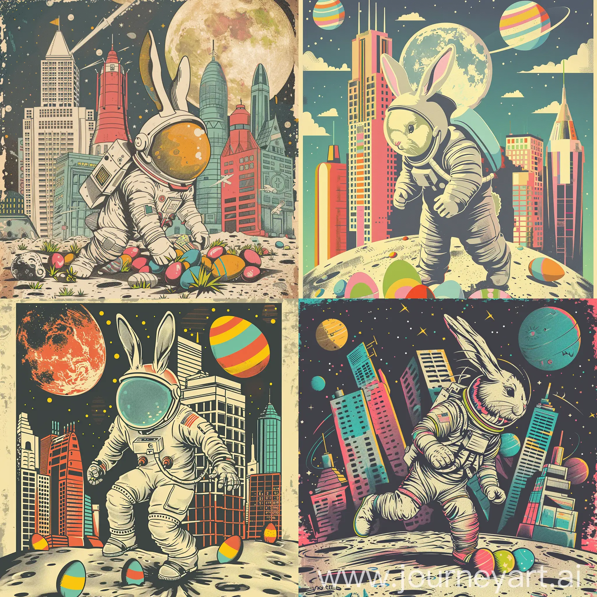 Space-Easter-Bunny-Hunting-Easter-Eggs-on-the-Moon-Amid-Retro-Buildings
