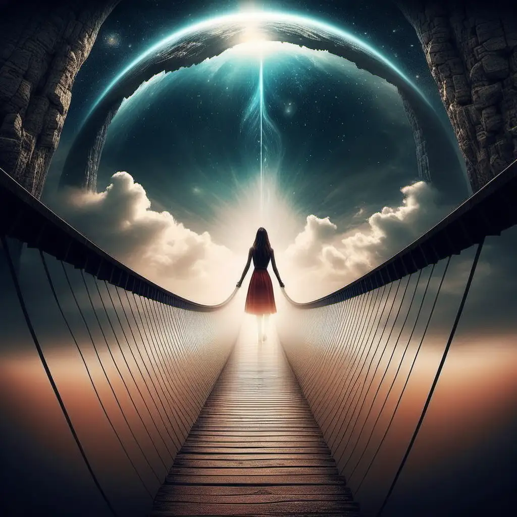 Image representing being the bridge between two worlds. 