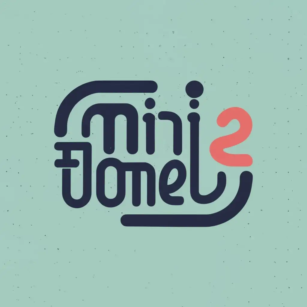 logo, Turkey, with the text "MINI TOMER 2", typography, be used in Education industry