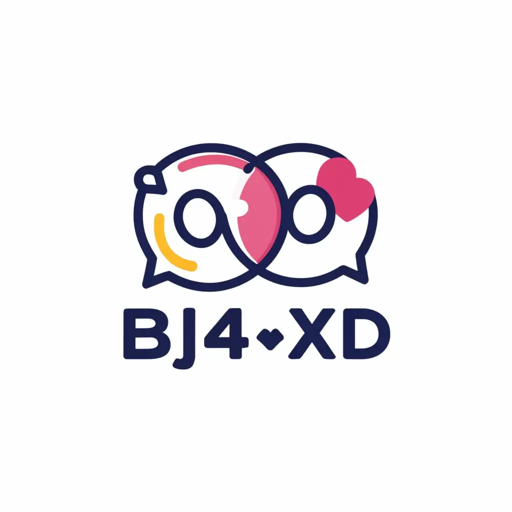 Logo-Design-For-bj4xd-Girls-Chat-Rooms-with-a-Clear-and-Moderate-Design