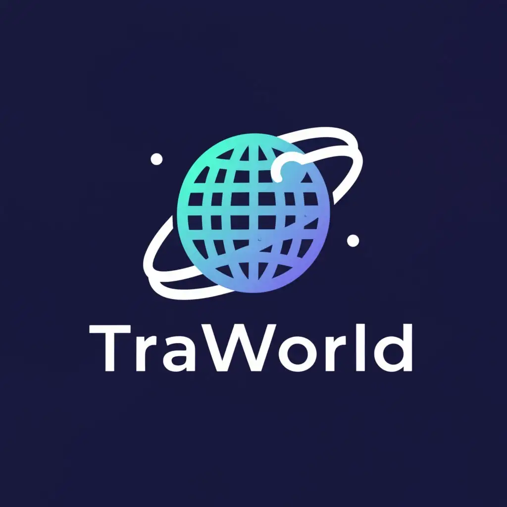 a logo design,with the text "Traworld", main symbol:A eye-catching logo. reflect the essence of travel, adventure, and exploration. Vector illustration, ,Minimalistic,be used in Travel industry,clear background