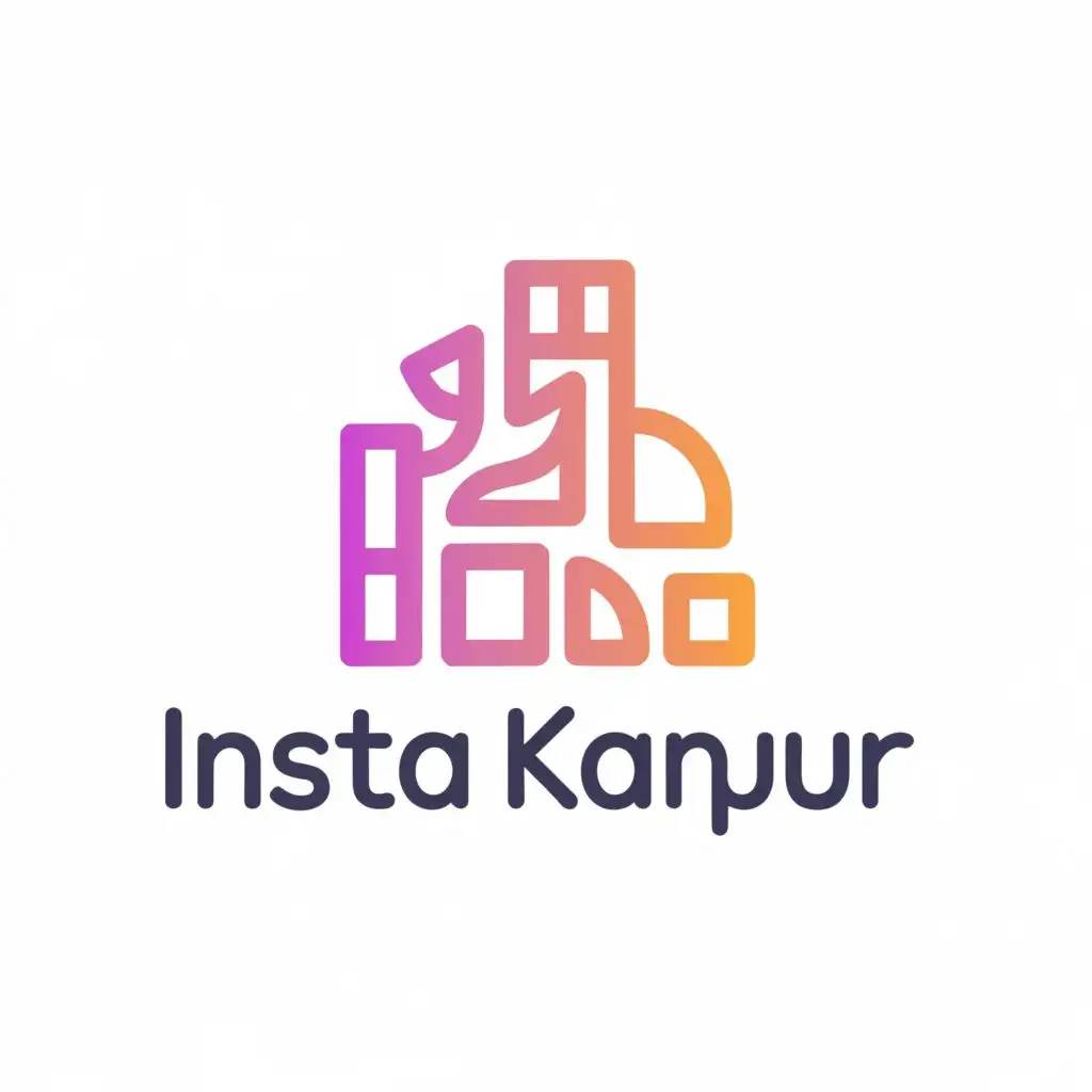 a logo design,with the text "Insta Kanpur", main symbol:City,Moderate,be used in Travel industry,clear background