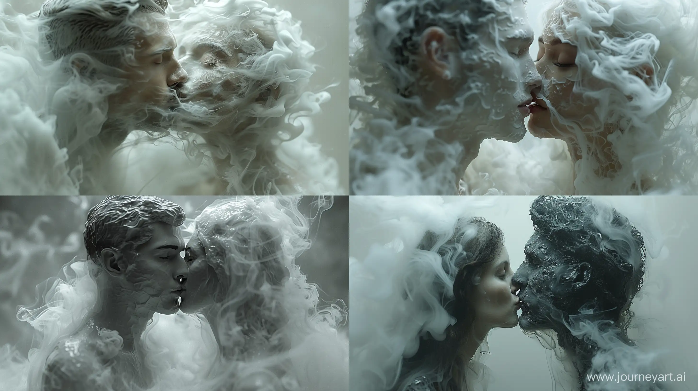 Romantic-Smoke-Couple-Kissing-Stunning-Valentines-Day-Imagination