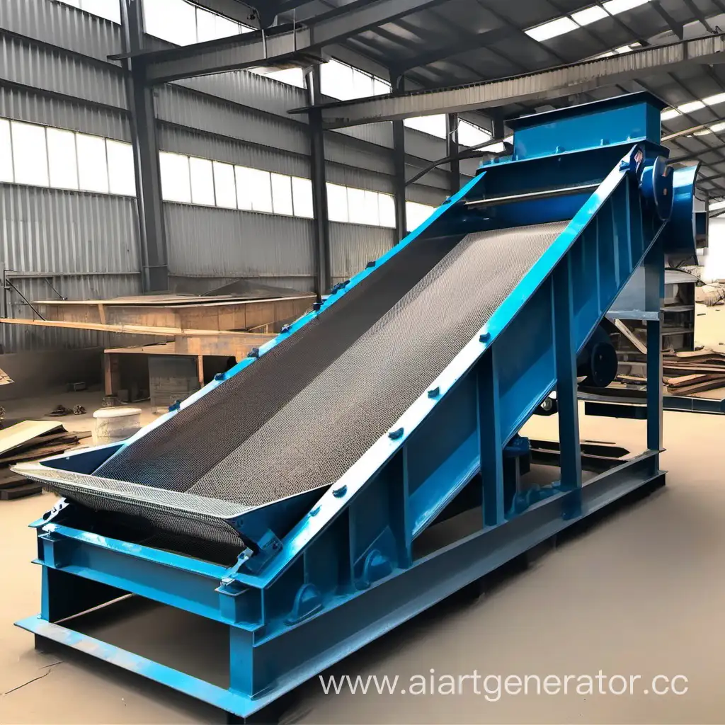 Dynamic-Vibrating-Screen-in-Action-for-Efficient-Material-Sorting