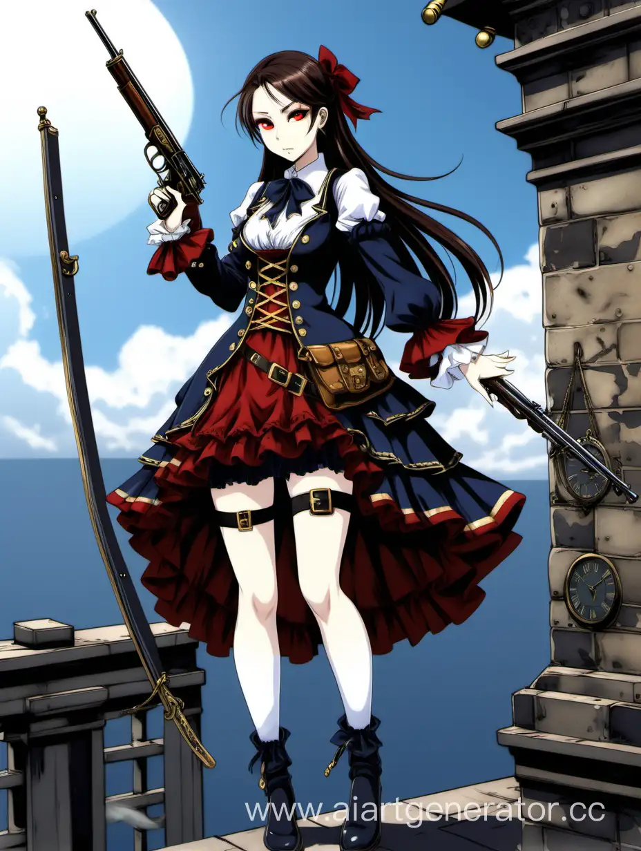 Elegant-Pirate-Goddess-Kurumi-Tokisaki-with-Musket-and-Pistol