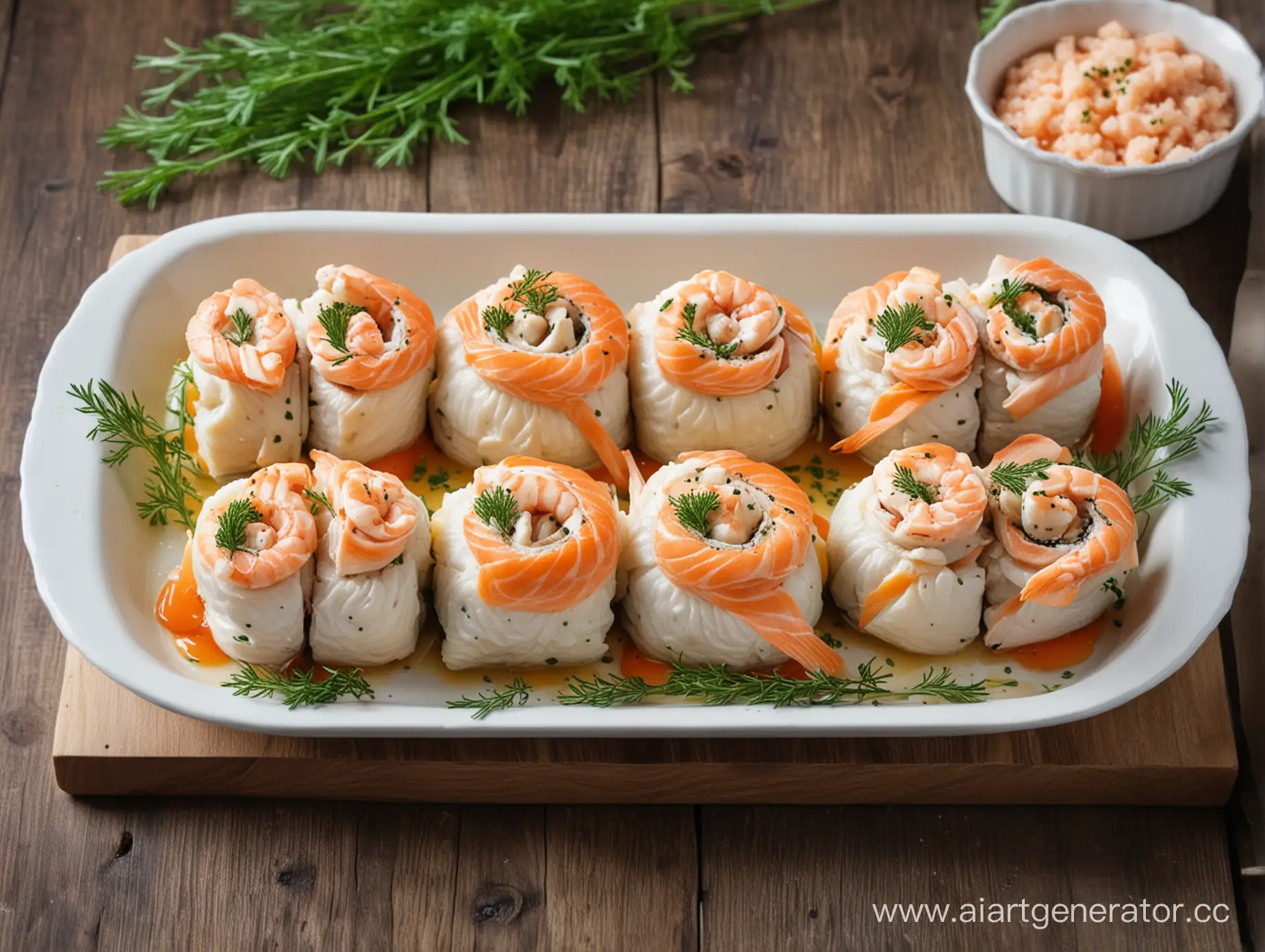 Scandinavian-Stuffed-Fish-Rolls-with-Salmon-and-Shrimp-Delicacy