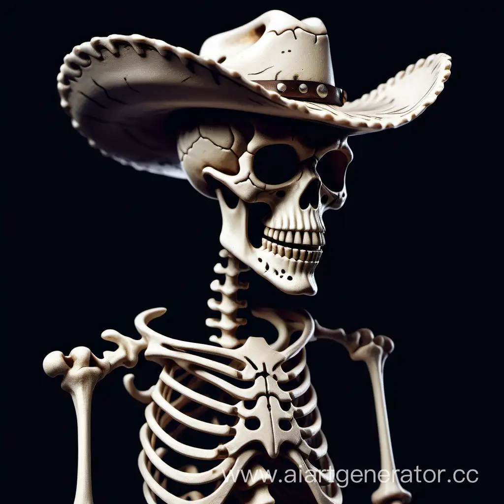 Rustic-Cowboy-Skeleton-in-a-Desert-Sunset