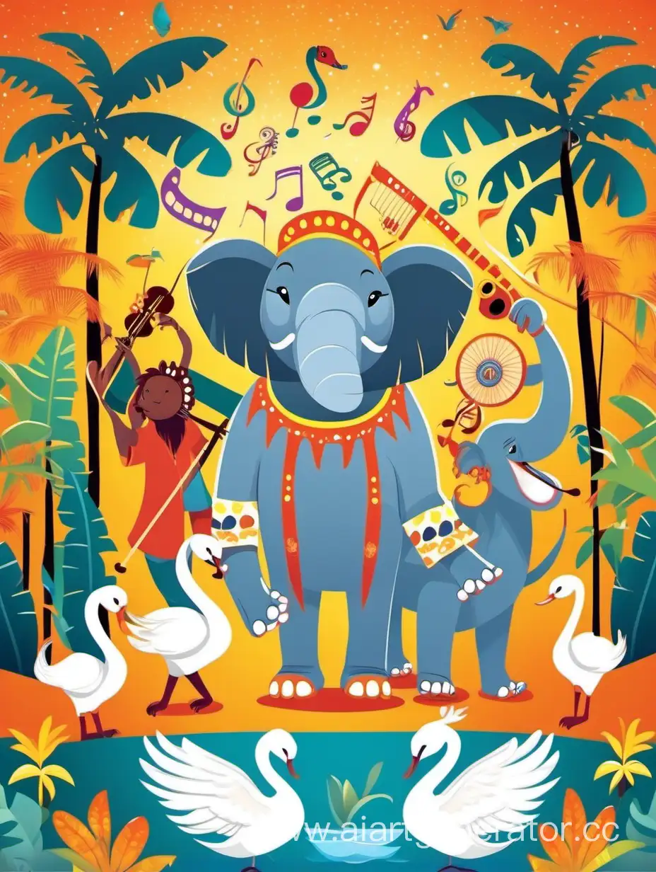 Tropical-Animal-Orchestra-Dancing-at-the-Carnival