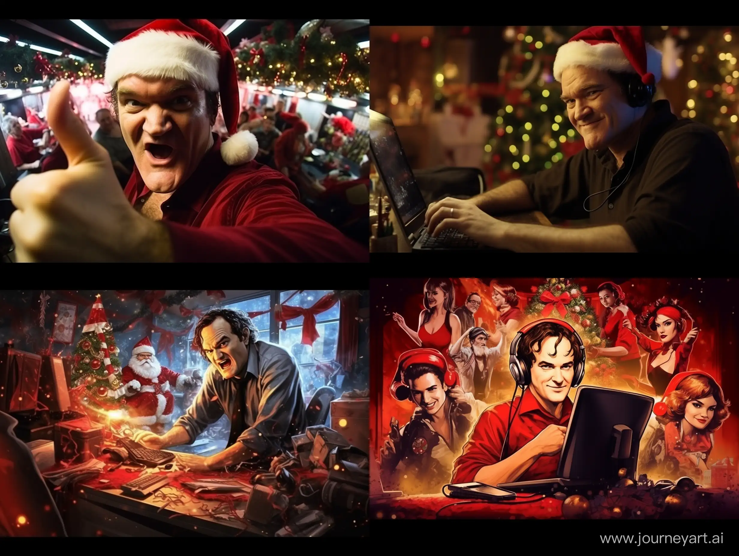 Merry Christmas Quentin Tarantino work on Call center 