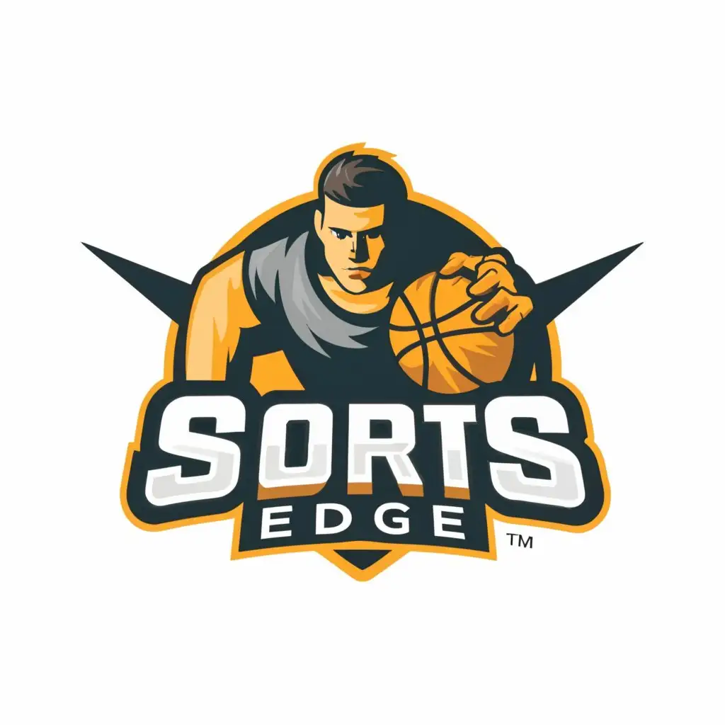 a logo design,with the text "Sports Edge ", main symbol:sports,Moderate,clear background