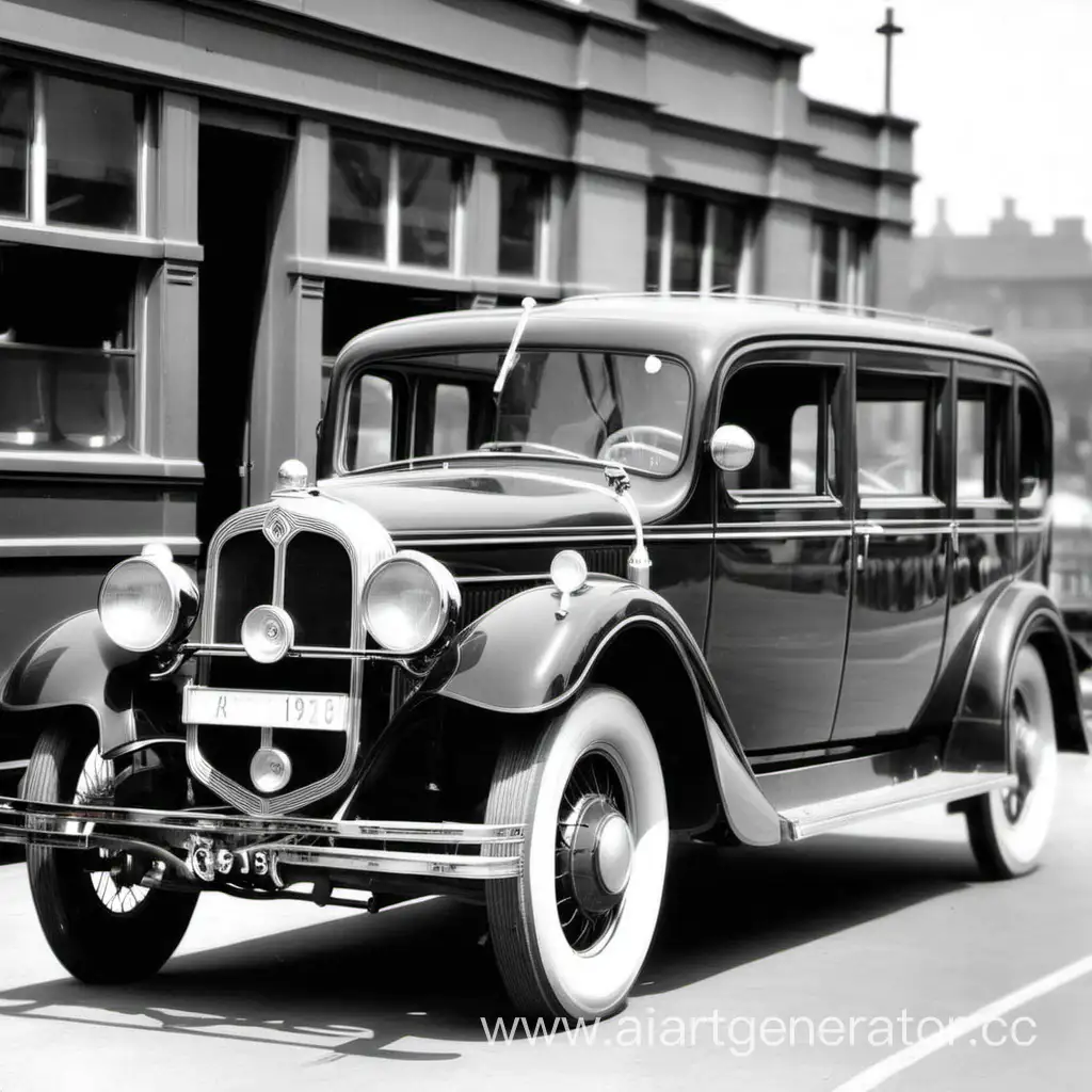 Легковой автомобиль 1930-х годов 