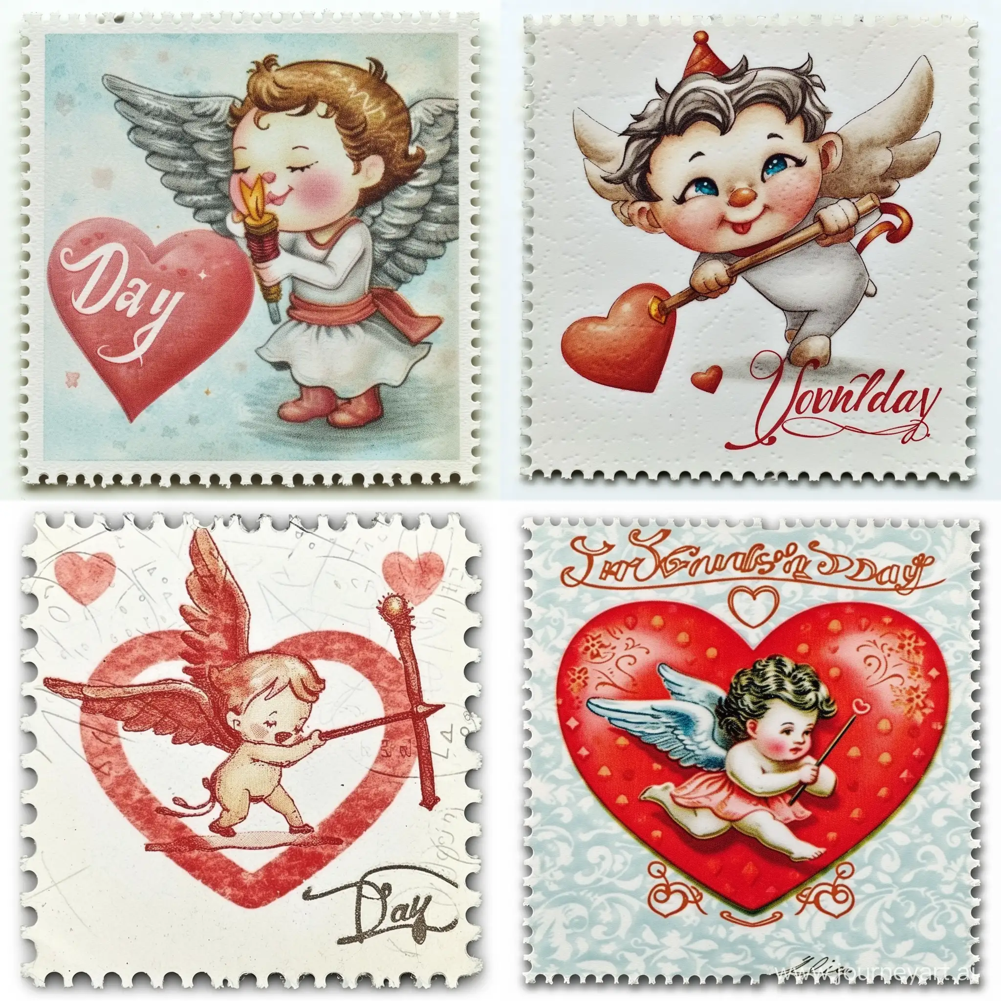 Valentines-Day-Cupid-on-Post-Stamp