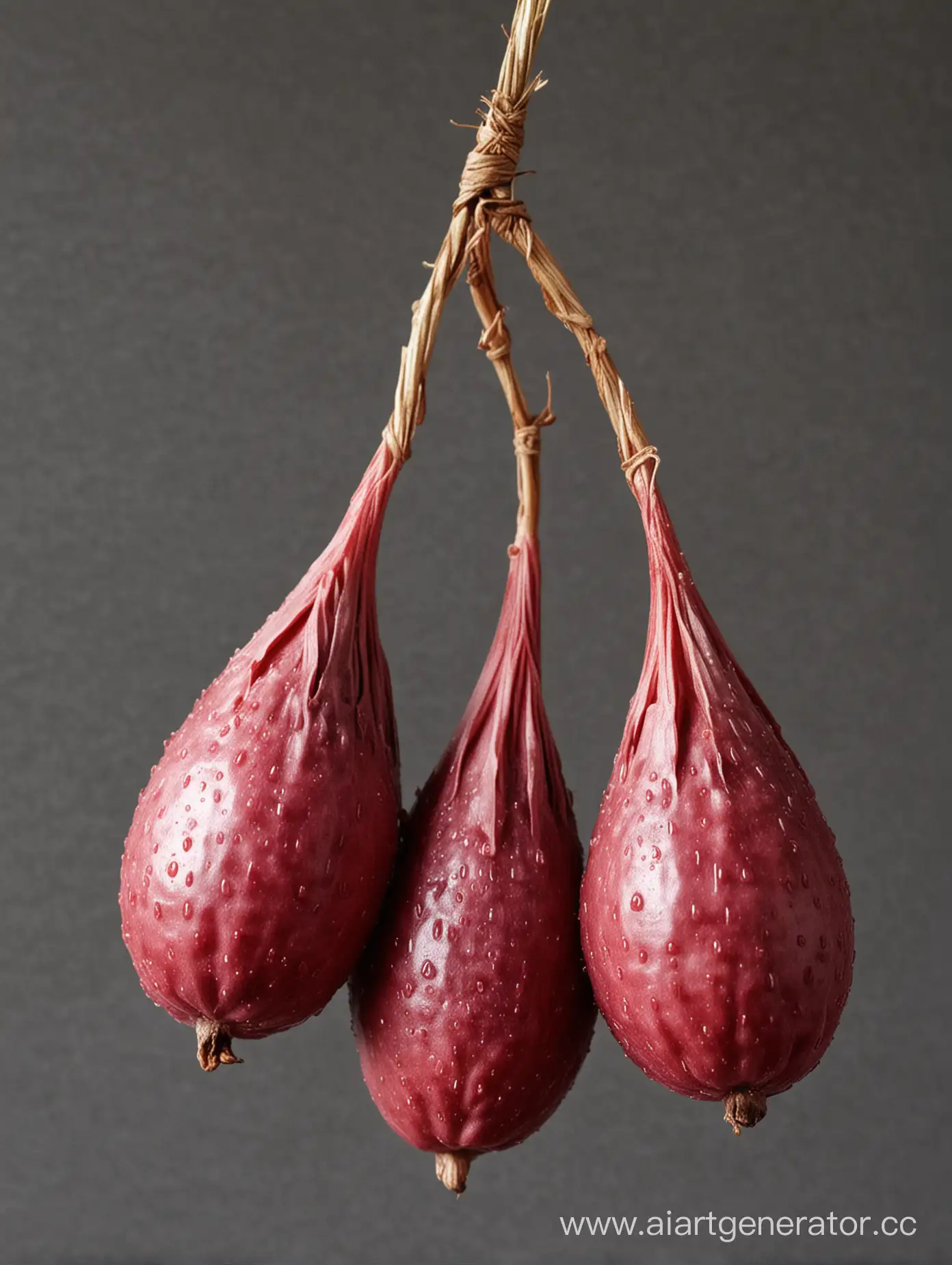 Vibrant-Akebi-Fruit-on-Wooden-Table