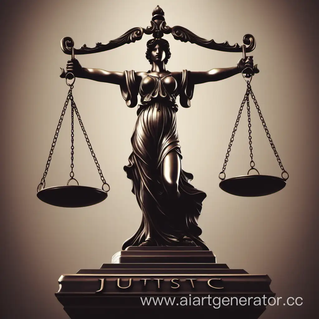 Symbolic-Representation-of-Justice-with-Scales-and-Gavel